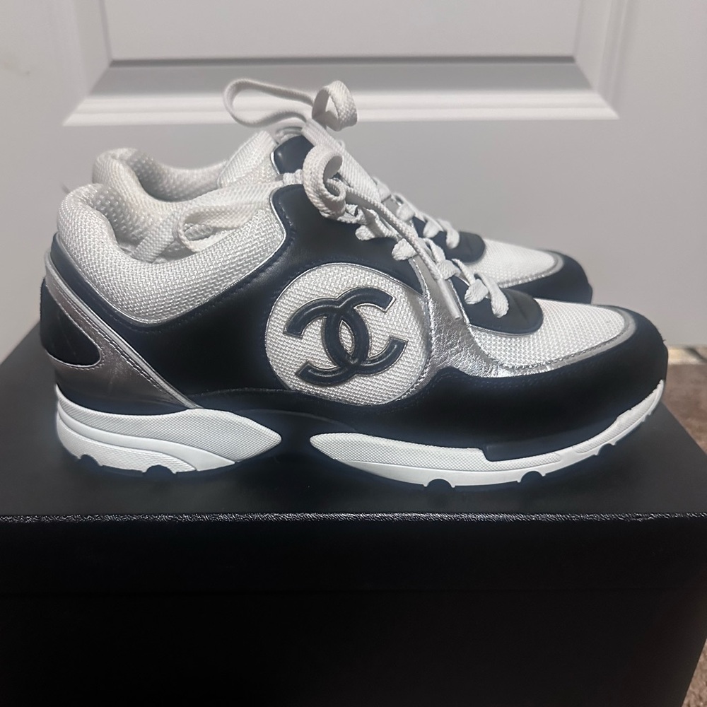 Chanel Trainers WORN ONCE! Size 38.5